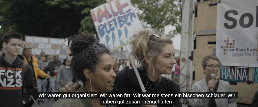 Antifa Schulter an Schulter, wo der Staat versagte