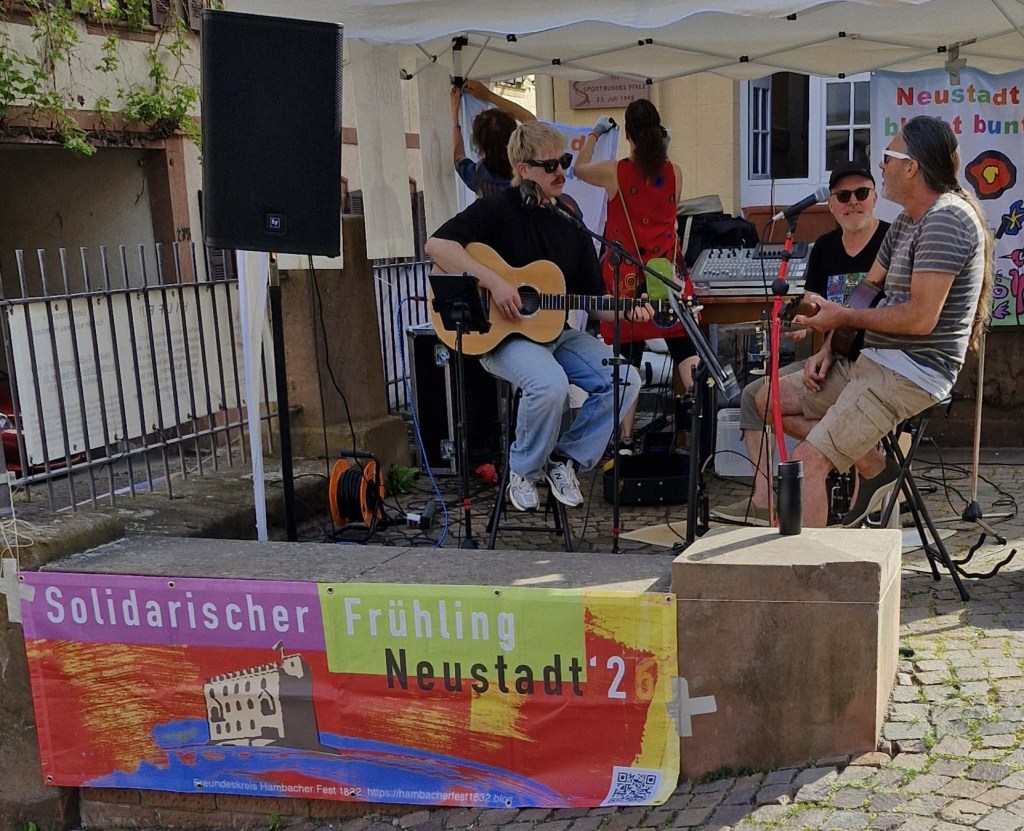 „Neustadt bleibt bunt-Band“ am 24.5.2026 in Hambach (Foto: privat)